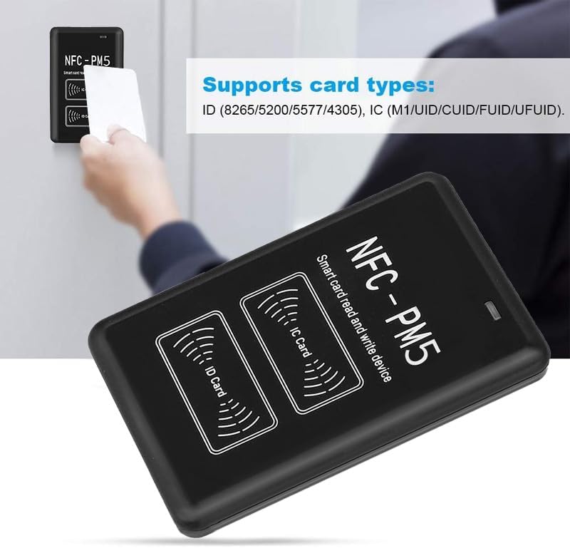 Sonew NFC Card Reader Duplicator RFID Encrypted Decoding 125KHZ/13.56MHZ ID IC Card Reader, Access Control Reader Duplicator