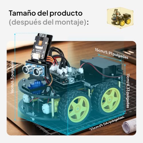 Miniatura 3 de Elegoo Kit De Coche Robótico Educativo Y Stem De Juguete Para Niño