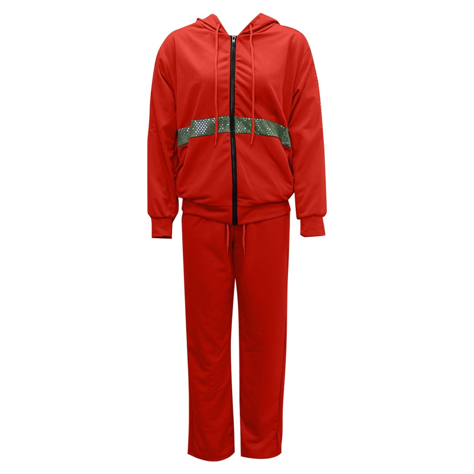 Traje de chándal de dos piezas para mujer, conjunto deportivo de 2 piezas, sudadera informal de manga larga y pantalones de jogging, entrenamiento y lounge, secado rápido, ropa deportiva para correr