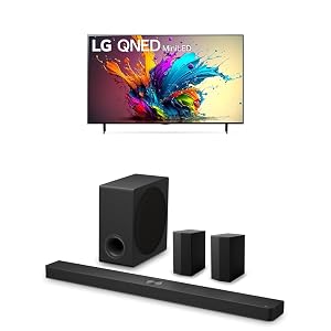 LG 65-Inch Class QNED90T Series Mini LED Smart TV 4K Processor Flat Screen with Alexa Built-in 65QNED90TUA 2024