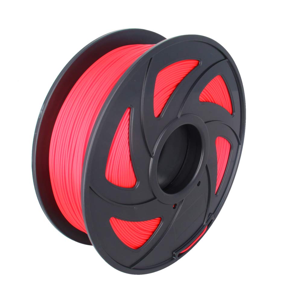 Fielect 3D Pen Filament Refills,1KG Spool Filament for 3D Printing,1.75mm PLA Filament Refills for 3D Printer, Red, Dimensional Accuracy +/- 0.02mm