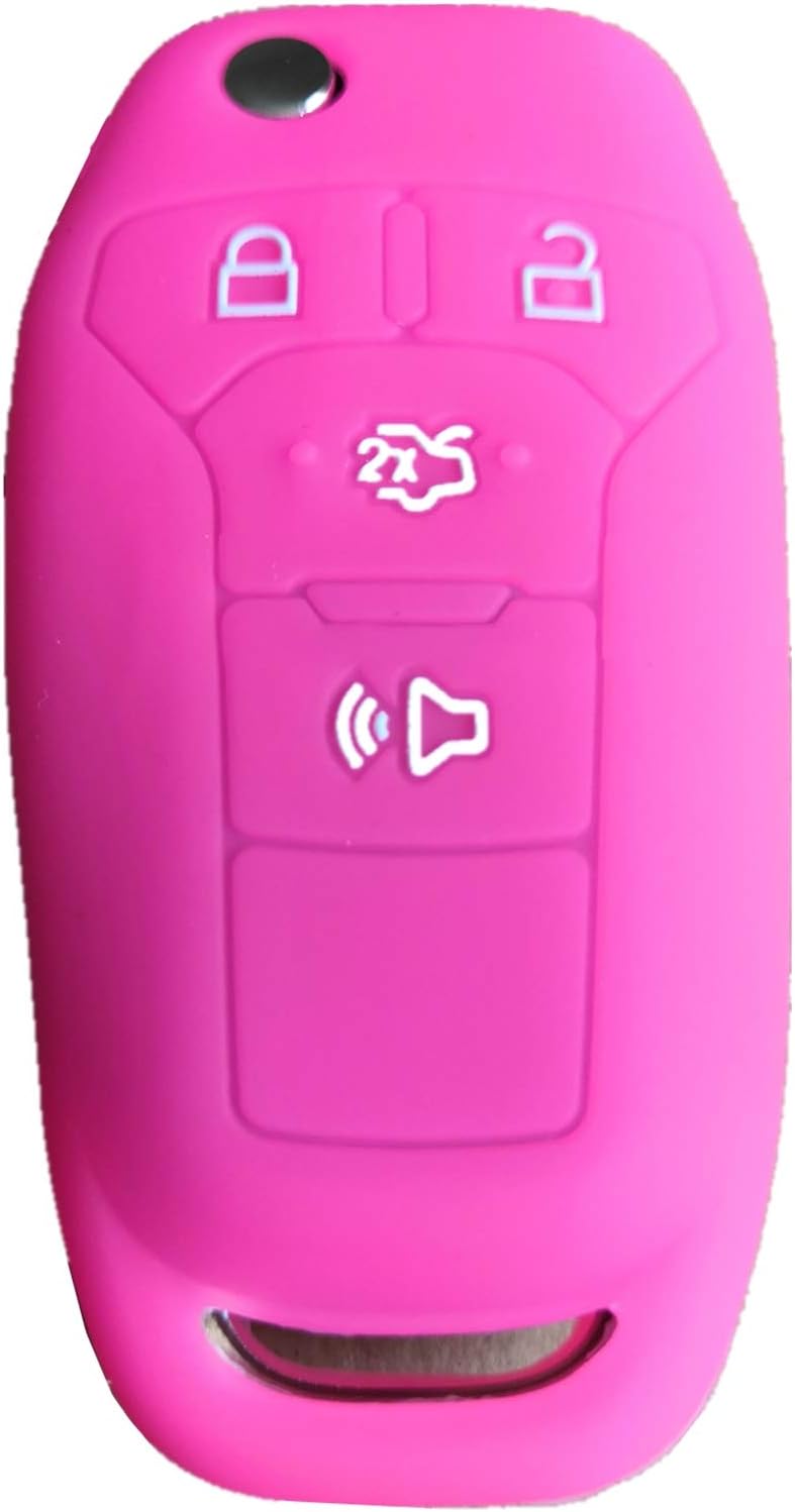 Ford Fusion Key Fob Cover：Key Shell Fit for Ford Fusion Keyless Remote Case Replacement 2013 2014 2015 2016 | | n5fa08taa 164r7986 (Pink)