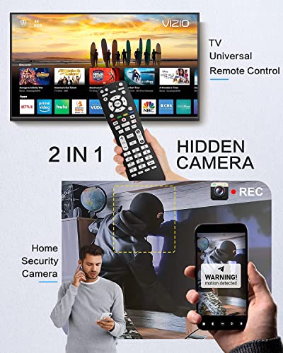 Obdeprlone Spy Camera Hidden Camera Wifi Tv Remote Control With Hidden Camera Wireless Fhd 1080P Portable Mini Spy Camera For Home Security And Office Nanny Cam #TOP2