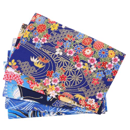 KALLORY 10piezas Tela de Algodón para Patchwork Estampadas con Flores Pequeñas Diseño Creativo para Manualidades DIY para Ropa Accesorios y Embellecimiento Fácil de Cortar y Coser