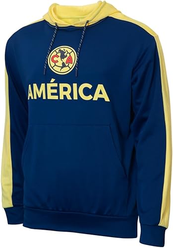 Icon Sports Sudadera con capucha Liga MX – Sudadera Casual Oficial Hombre Mexicana De Fútbol Asociación Soccer Club Pullover, Club América