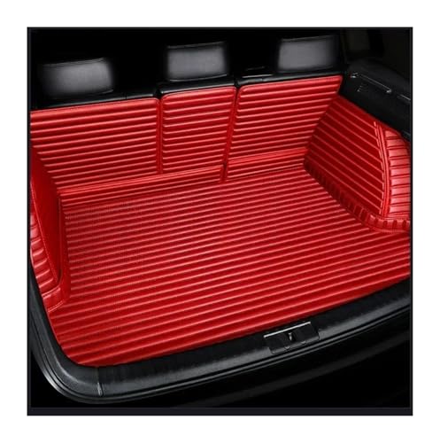 Tapis de coffre Cadillac XT6 6 places 2020-2022 étanche rouge