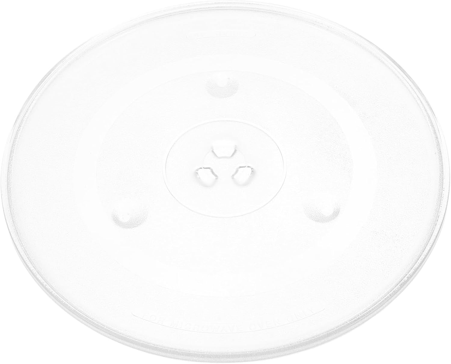POPETPOP Microwave Glass Tray Microwave Turntable Plate Replacement for Cooking Durable Glass Cooking Tray for Microwave Oven and Dining Table Use
