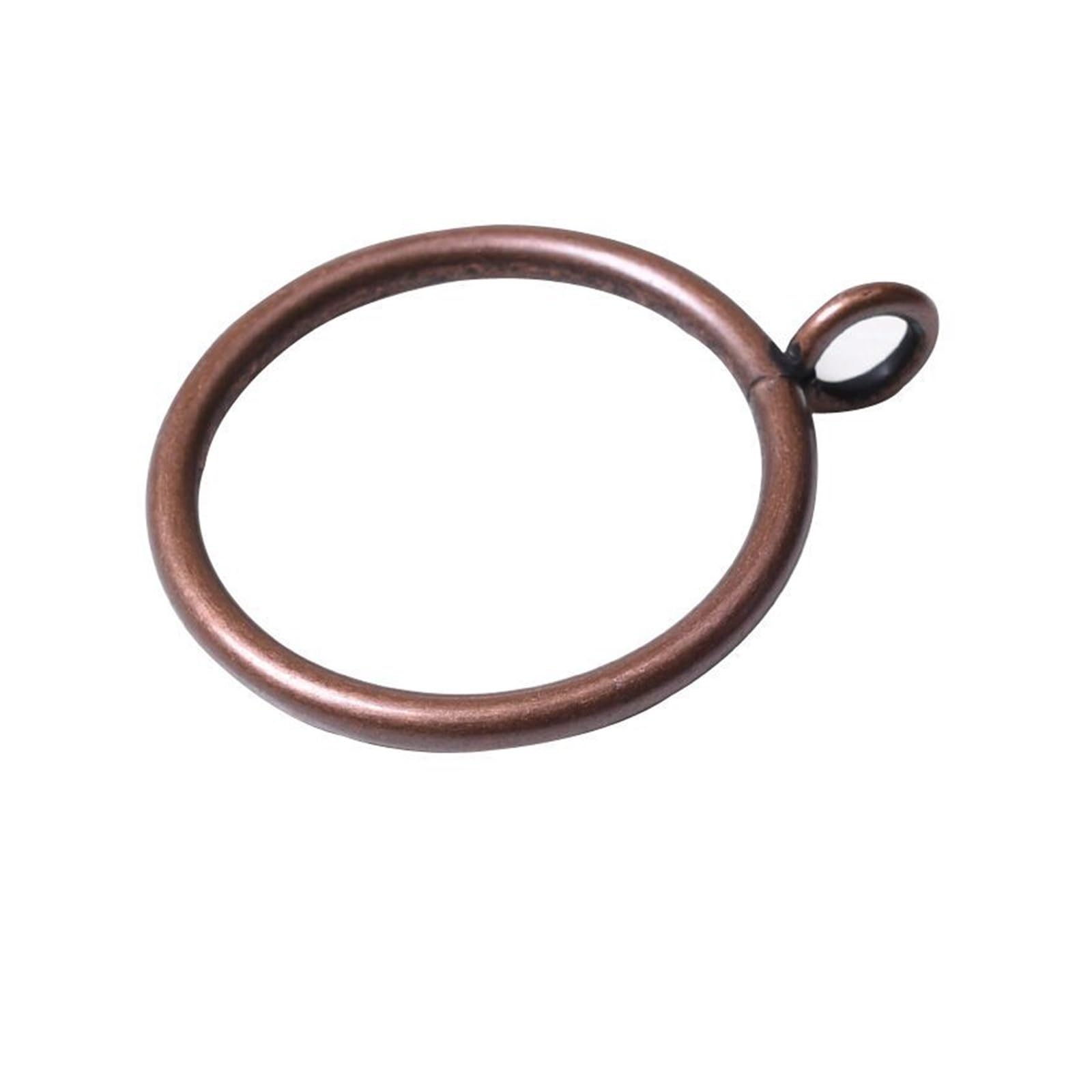 Gardinenhaken Römische Ringe 100% Metall Gardinenstange Hakenringe Vorhang Zubehör Silber Schwarz Golden 38/45mm Hakenringe wanglan(04 Red Ancient,30PCS diameter 45mm)