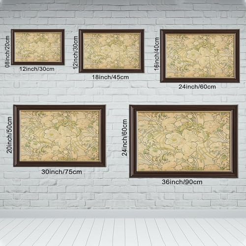 Affiches sur toile pivoines Alphonse Mucha cadre 20x30 cm decor - 2