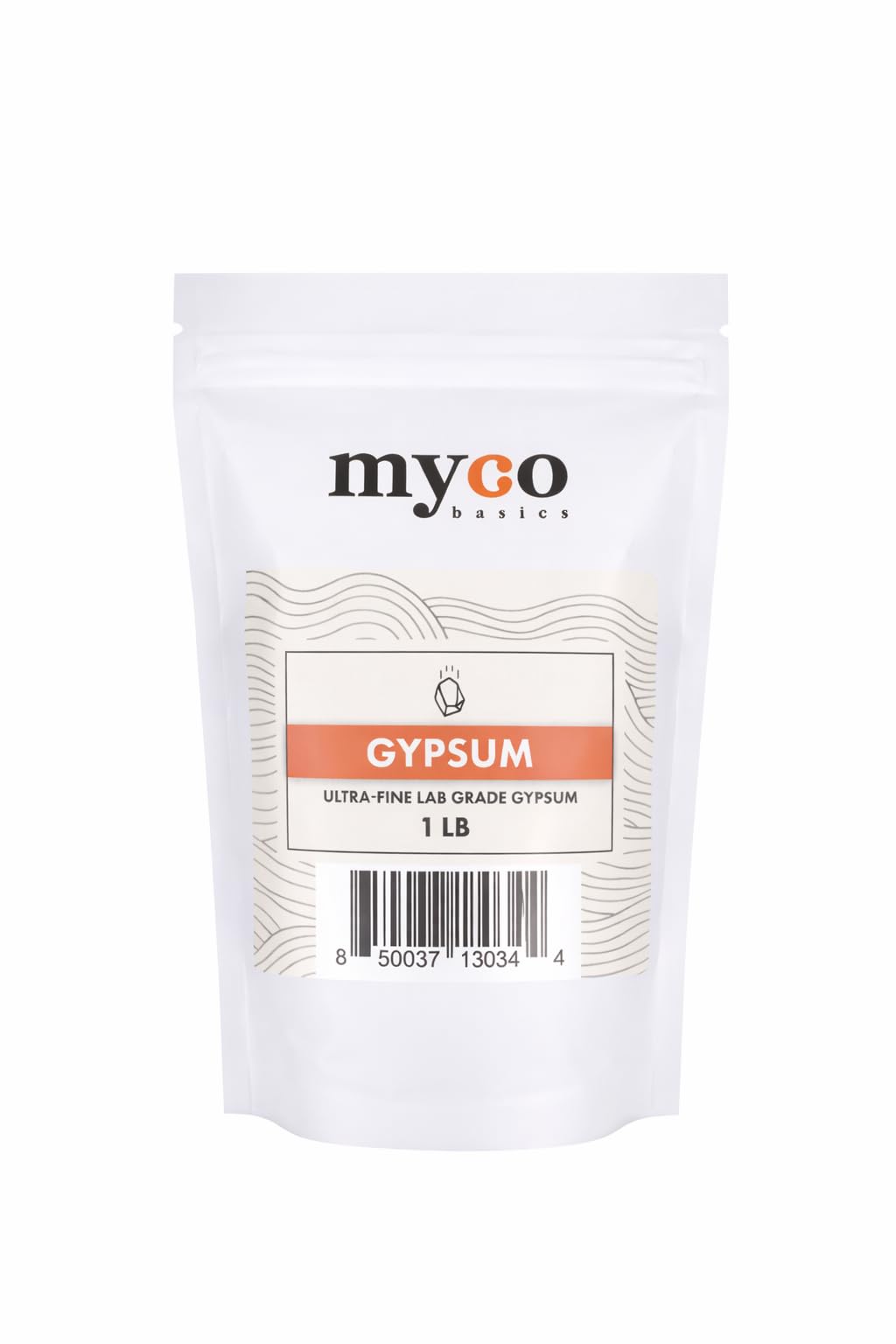 Ultra-Fine Lab Grade Gypsum for Mushroom Substrates, Brewing, Tofu - No Additives, 97% Calcium Sulfate 22.5% Calcium (Ca) 18% Sulfur (S) - Packaged in HEPA Enclosure