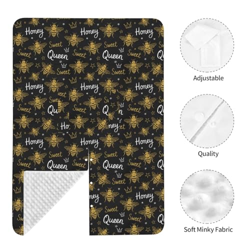 Image of Honey Bees Baby Car Seat Canopy Nursing Cover for Newborn Car Seat Breastfeeding Covers Blanket Newborn Shower Gift