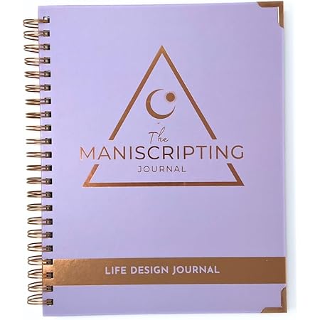 Maniscripting Journal: 90 day journal, guided prompts, daily planner, manifestation journal, gratitude, mindfulness, self love, happiness, wealth, weekly habit tracker, journal for women, undated.