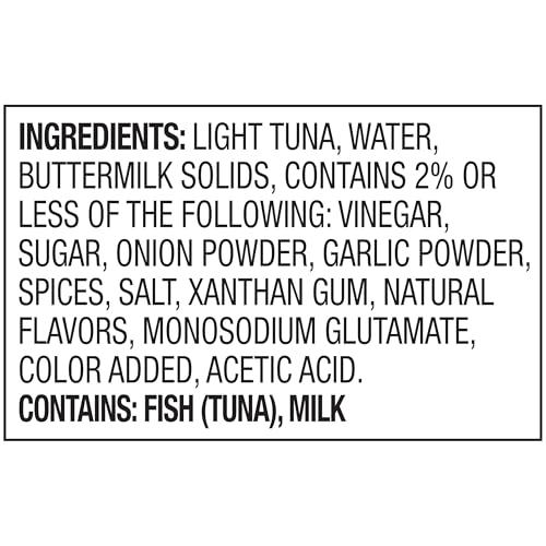 Image of StarKist Tuna Creations Ranch Pouch (2.6 oz - 2 Pack) Wild Caught, High Protein Shelf Stable Seafood, Gluten Free, Soy Free, No Draining, Ready to Eat for Salads and Sandwiches