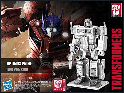Metal Earth Fascinations Transformers 3D Metal Model Kits Set of 4 - Optimus Prime, Bumblebee, Soundwave and Megatron image 4