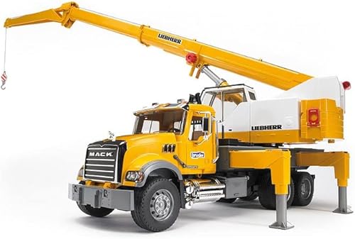 Bruder 02818 Mack Granite Liebherr Crane Truck