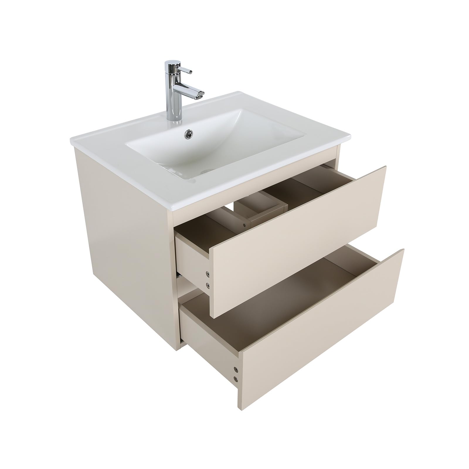 MOB-IN Meuble Simple Vasque 60cm Sorrento | Avec vasque