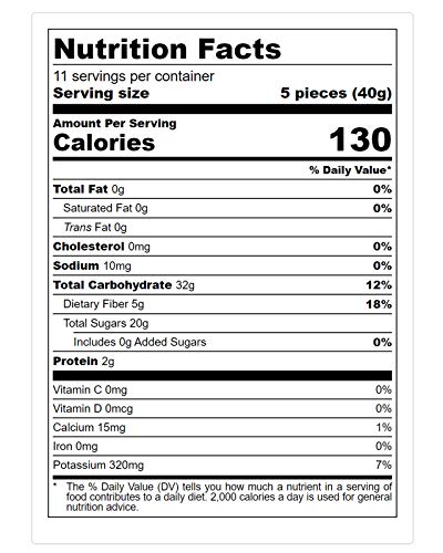 Bella Viva Orchards Organic Dried Persimmons, Sweet no Sugar Added, 1 lb of Dried Fruit