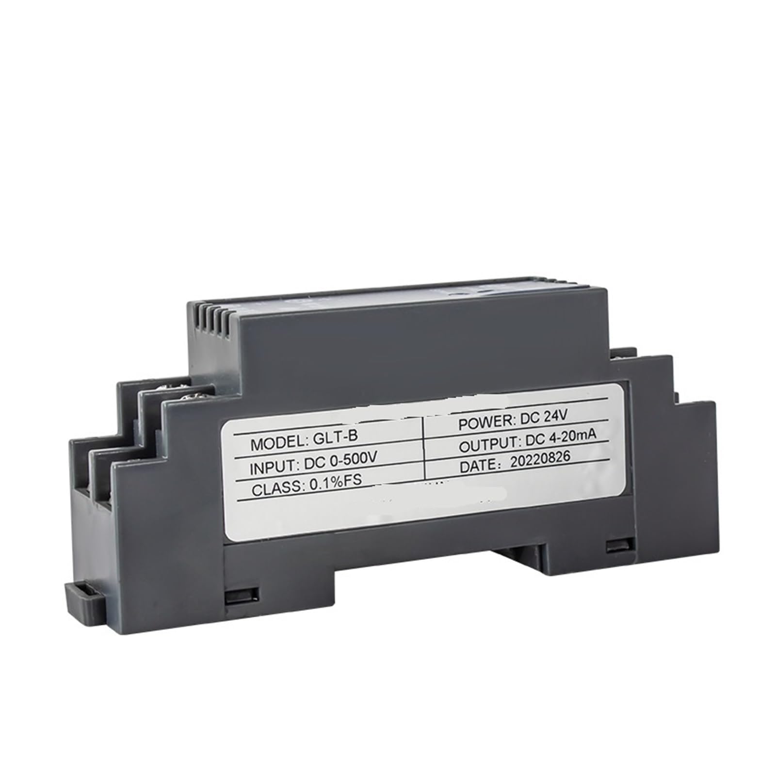 Isolateur de signal CC, conditionneur de signal analogique, tension passive 0-10 V et 4-20 mA, isolateur convertisseur 0-20 (entrée 4-20 MA_0-10MA Output_DC12V)