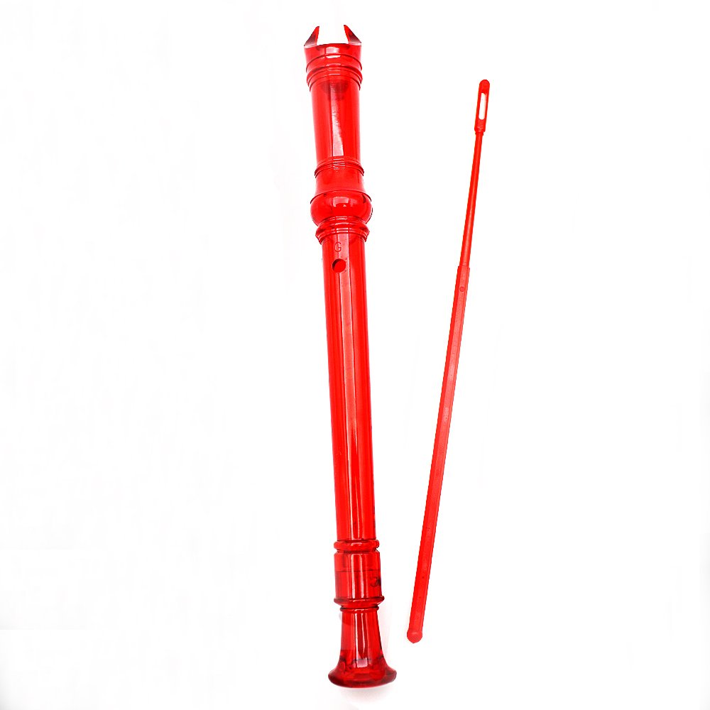 8 Holes Transparent Recorder with Cleaning Rod Musical Instrument for Class | Recorders | Band & Orchestral | Wind & Woodwind-image-17