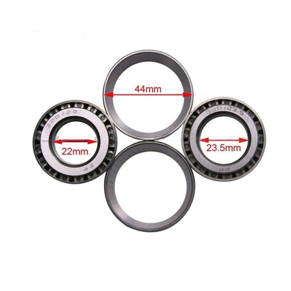 Cuscinetto sterzo Cuscinetto Per Moto 320/23.5 320/22 CUSCINETTO TESTA STERZO CONICO Per PIT DIRT BIKE Cuscinetto Testa Sterzo Moto