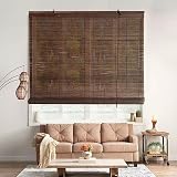 Outdoor Bamboo Blinds,Bamboo Roll Up,Roller Shades for Privacy Protection,Sun Shade,Blackout,Decorat