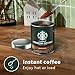 Starbucks Premium Instant Coffee, Medium Roast Coffee, Arabica Beans, Three 3.17 oz Tins