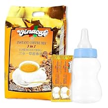 G7 3-in-1 Instant Vietnamese Coffee Strong & Bold Roast with Non-Dairy Creamer and Sugar 100 Single-Serve Packets 56.44 oz + Bonus Baby Bottle Piggy Bank Lid Color May Vary VINACAFE-100STICK+FAT-BOTTLE