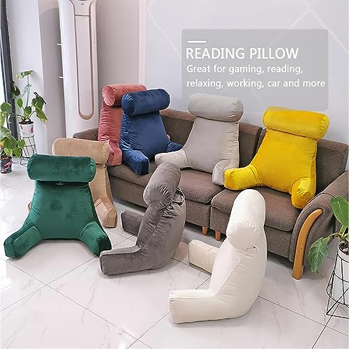 Coussin de soutien du dossier pour canapé oreiller de lecture durable avec bras