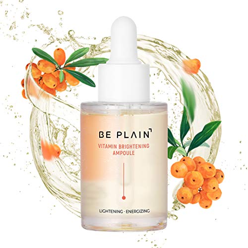 BE PLAIN Vitamin Ampoule 1.01 fl oz. - Korean Multi Vitamin Serum for Face with Vitamin B, Vitamin C, Vitamin E, Hyaluronic Acid