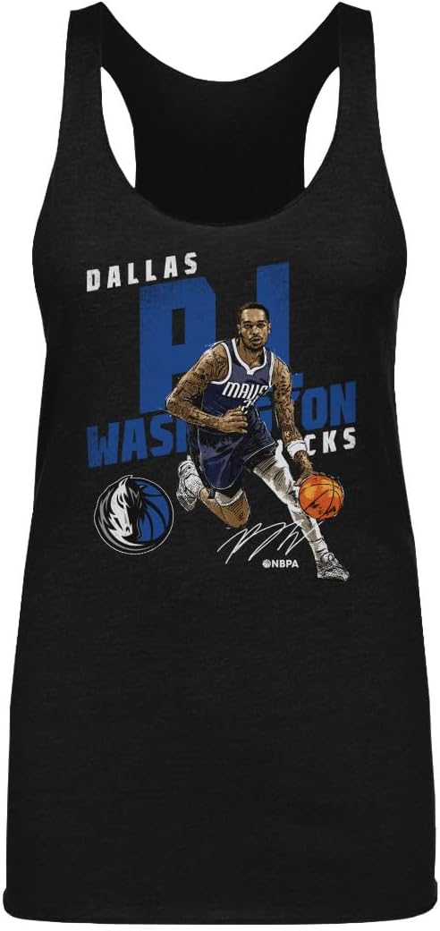 P.J. Washington Dallas Mavericks Women's Tank Top - P.J. Washington Dallas Mavericks Slant