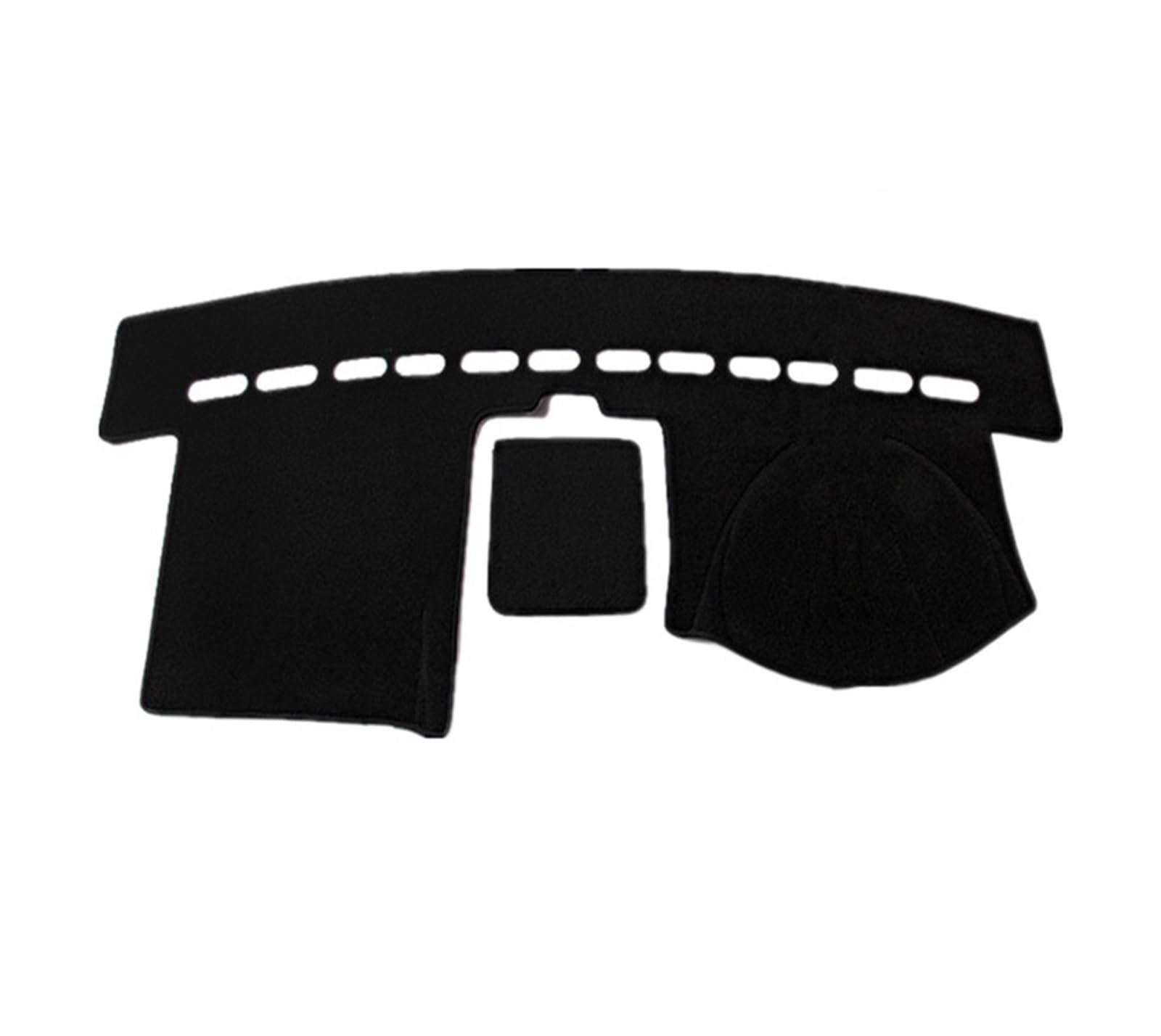 Tapis de tableau de bord pour VW Touran 2003-2016 avec conduite à droite noir