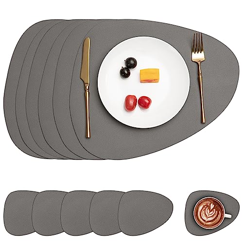 Myir JUN Leather Table Mats and Coasters