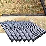 【Installation facile】 : Notre grille d’évacuation peut être assemblée et coupée à la longueur souhaitée, puis simplement posée sur l’évacuation. (Veuillez vérifier la largeur et la hauteur de la grille avant l’achat.)