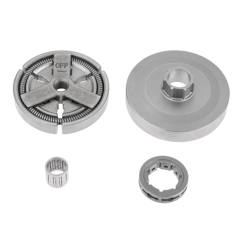 Tambor de Embrague con piñón y rodamiento de Agujas, Compatible con motosierras 4500, 5200 y 5800.