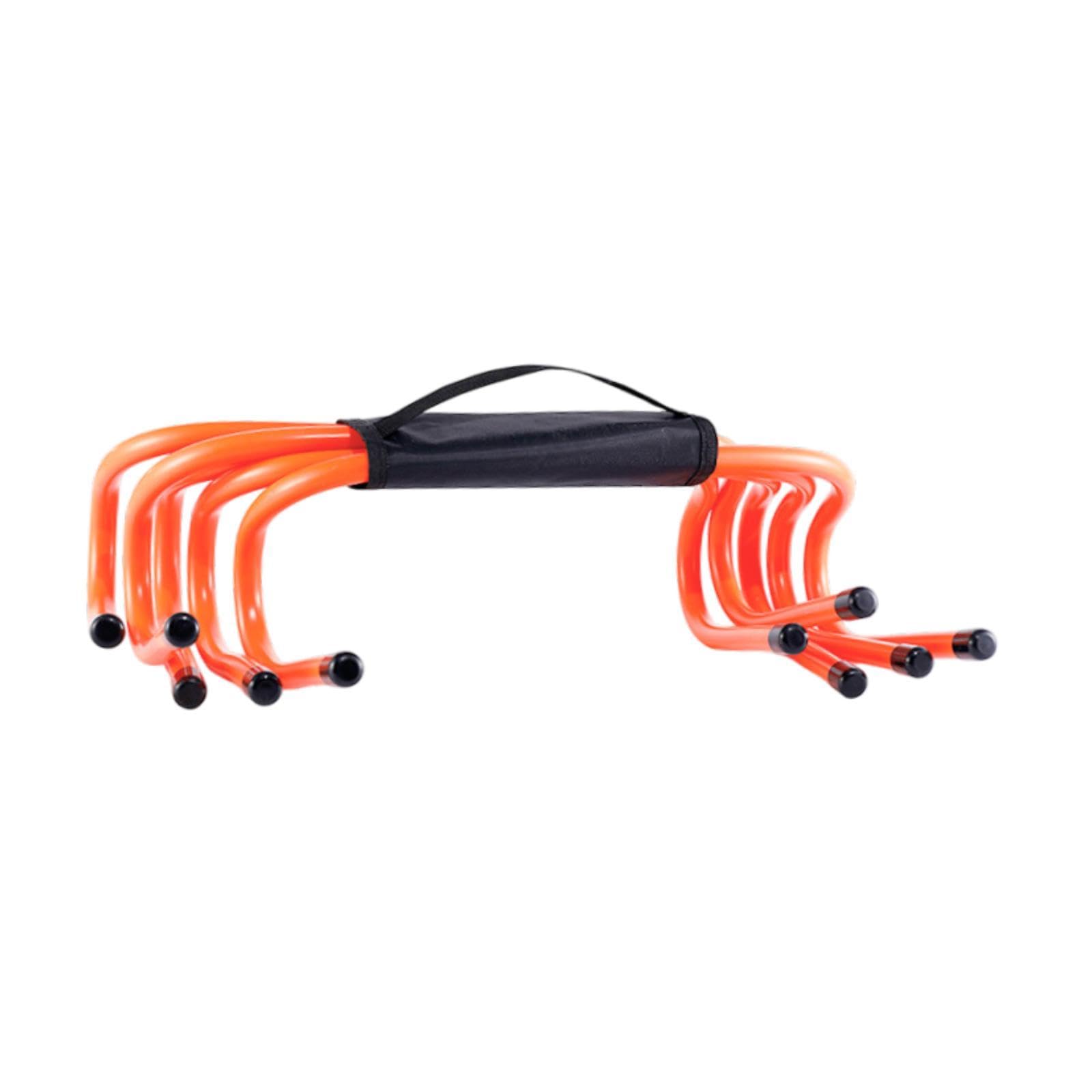 Yiju 5 Pieces Football Training Hurdles Physical Training Obstacles Practical Physical Training Barrier for Basketball Training, Orange