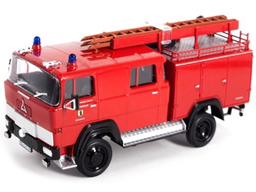1965 Magirus Deutz 100 D 7FA LF8-TS Red Fire Engine 1/43 by Road Signature 43017