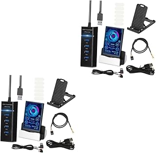 2Pcs Tela Secundária Do Computador Mini Display Caso CPU Gabinete Hdd Monitor De Dados De Rede USB Mini Tela Painel Lcd Mini Monitor Hdd Monitor De Dados Mini Tela Para Caso De Obuyke