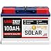 Produktbild LANGZEIT 100Ah 12V Solarbatterie Boot Marine Wohnmobil Solar Batterie 80Ah