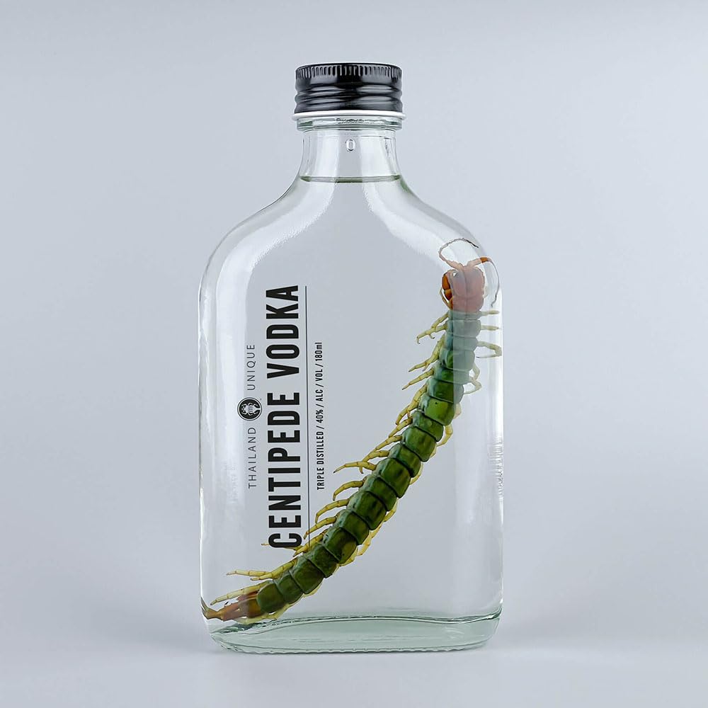 Amazon.co.jp: ムカデ ウォッカ 180mL Alc.40 (CENTIPEDE VODKA