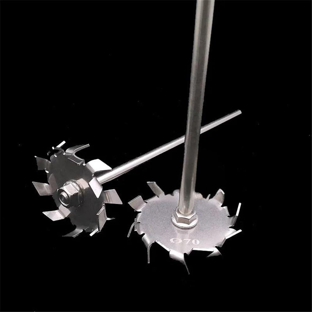 Equipos y suministros de laboratorio Disco de dispersión acero inoxidable SUS304, 1 juego cuchillas con varilla agitadora