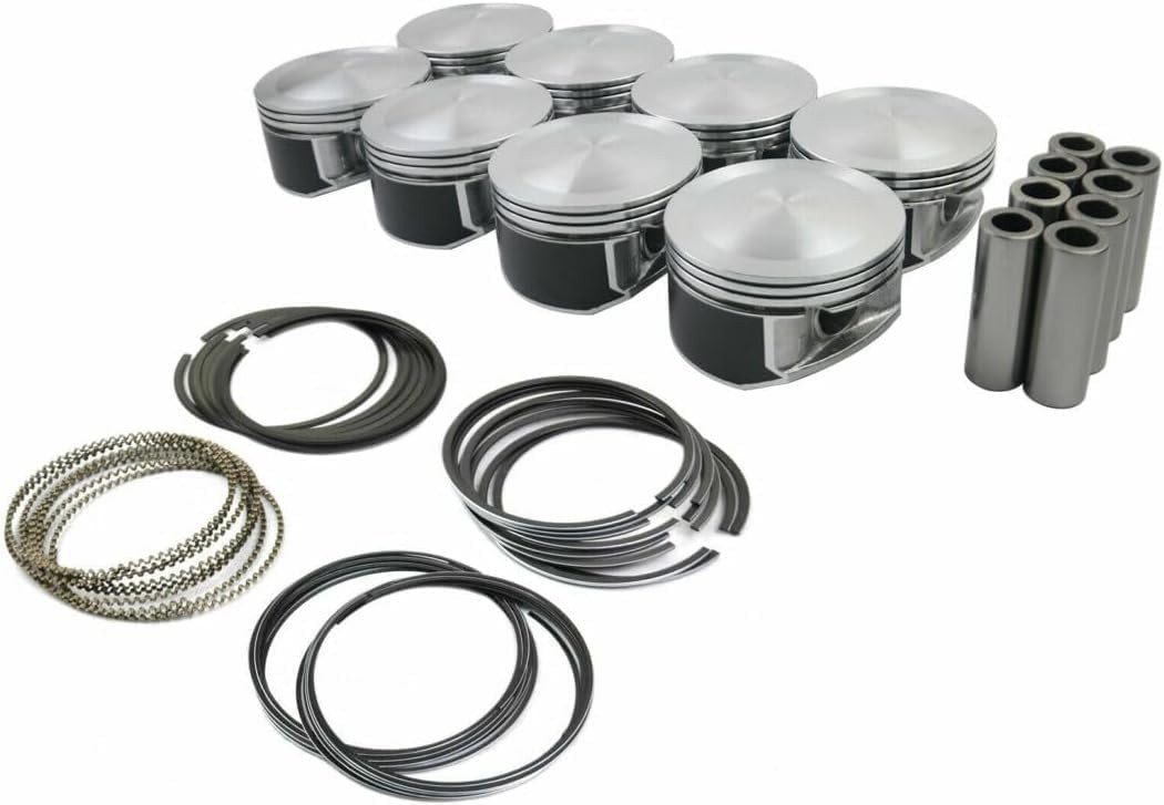 Piston & Ring Kit for 2009-2019 Chrysle Dodge Jeep Ram 5.7L V8 OHV 16V Naturally Aspirated Fit for Ram 1500/1500 Classic 2500 3500 Challenger Charger 300 Commander Durango Grand Cherokee