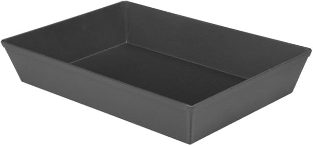 LloydPans Kitchenware Detroit Style Pizza Pan, Aluminium, Multi-Colour, 35.56 x 25.4 x 6.35 cm
