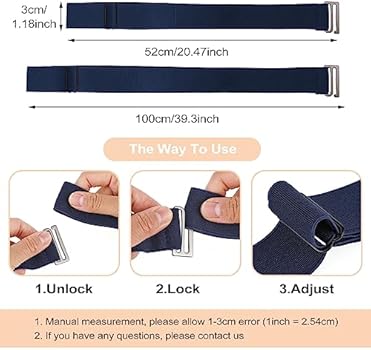 cobee Onzichtbare damesriemen, stretchriem, verstelbare elastische riem met platte gesp, tailleriemen voor jeansbroek en jurken, wijnrood, 52-100cm/20.47-39.3in