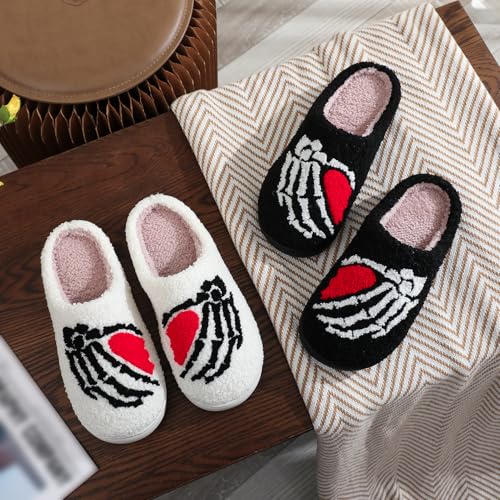 Image of Slippers for Women Men Fuzzy Memory Foam Slipper Fluffy Winter Soft Warm Slip On House Shoes