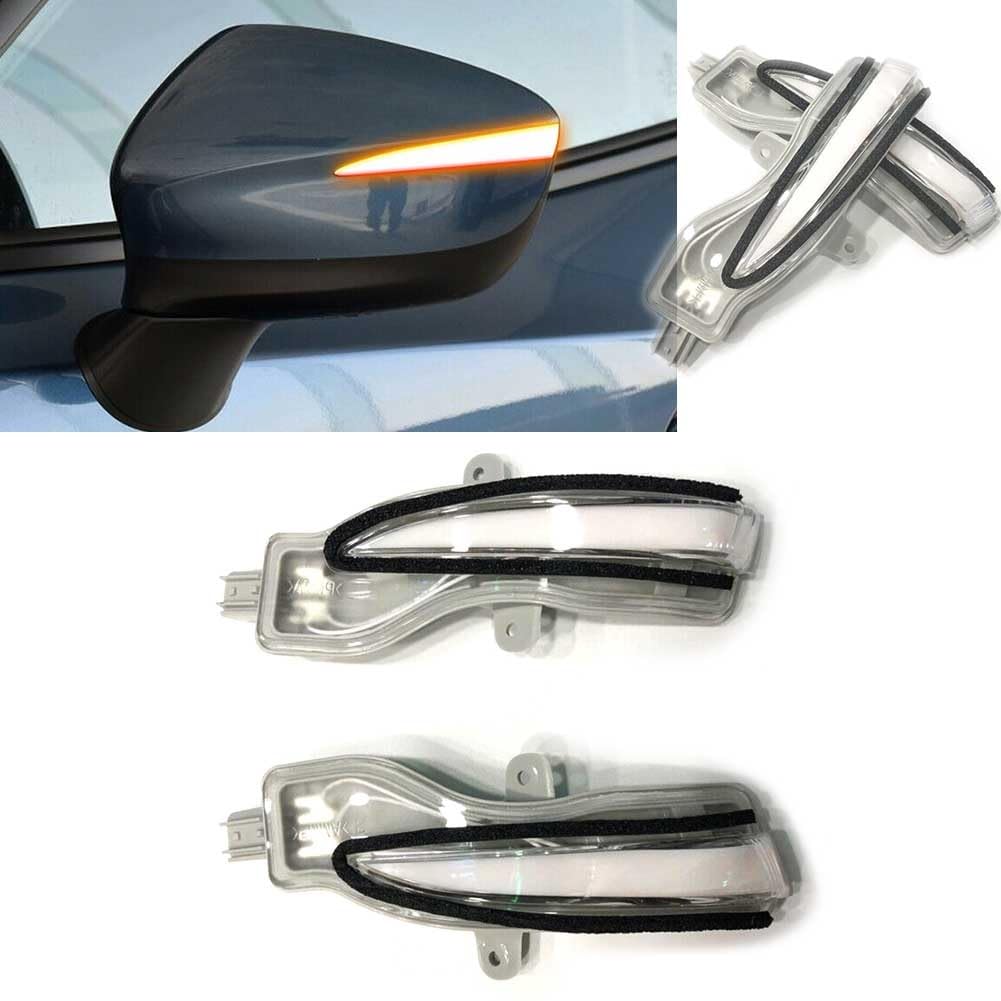 Intermitente Retrovisor 2X Espejo Lateral del Coche Secuencial Dinámica Lámpara De Señal De Giro Luz LED Ámbar para Mazda CX-5 CX-3 CX5 CX3 Lámpara Señal Giro