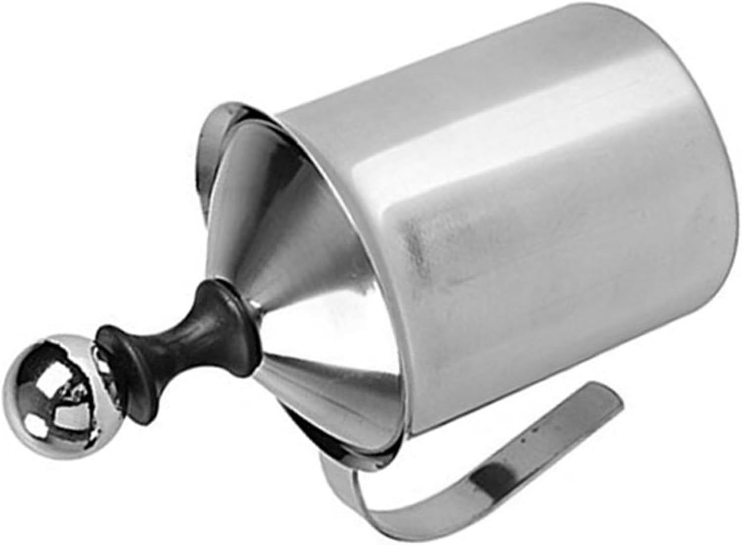 400cc Manual Milk Frother Capacity Stainless Steel Double Mesh Easy Milk Maker Latte Art Pitcher