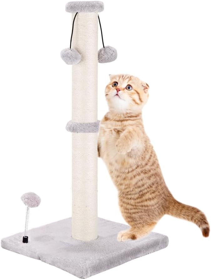 51cm Cat Scratching Post for Indoor Cats, Kitten Scratching Post Tower with 3...