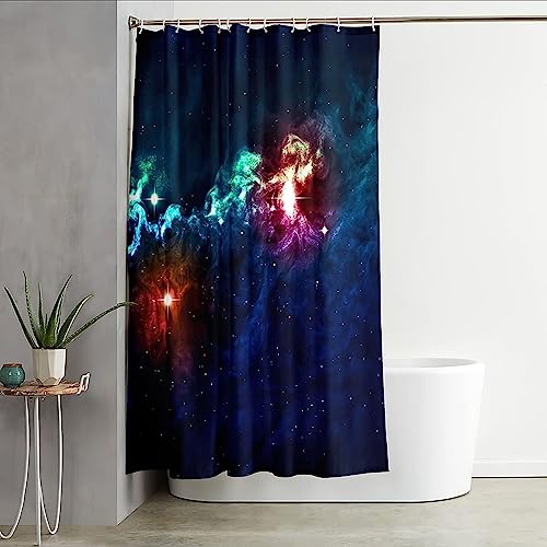 Rideau de douche nébuleuse en polyester 300x200cm KnSam imprimé haute définition - 3