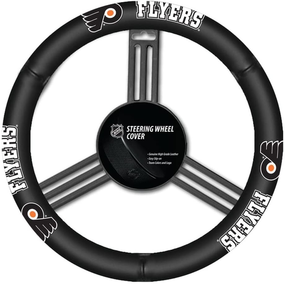 Fremont Die NHL Leather Steering Wheel Cover