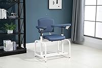 Vista 2 de Cómoda silla de laboratorio para spa de laboratorio y sala de tratamiento... (azul, normal)